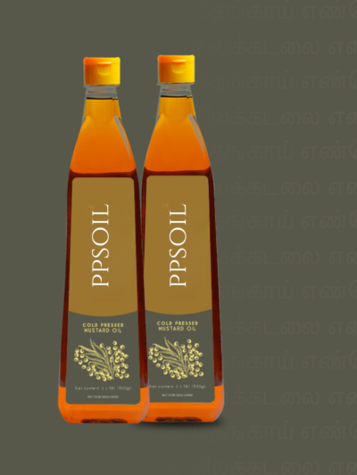 2L Cold Pressed Mustard Oil (Slow grind Ghani made | Additives free | True cold pressed) – (1ltr*pack of 2) – 2 Litre