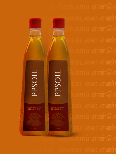 2L Cold Pressed Gingelly/Sesame Oil (Virgin, Chekku/Ghani) – (1 Litre * Pack of 2) – 2 Litre